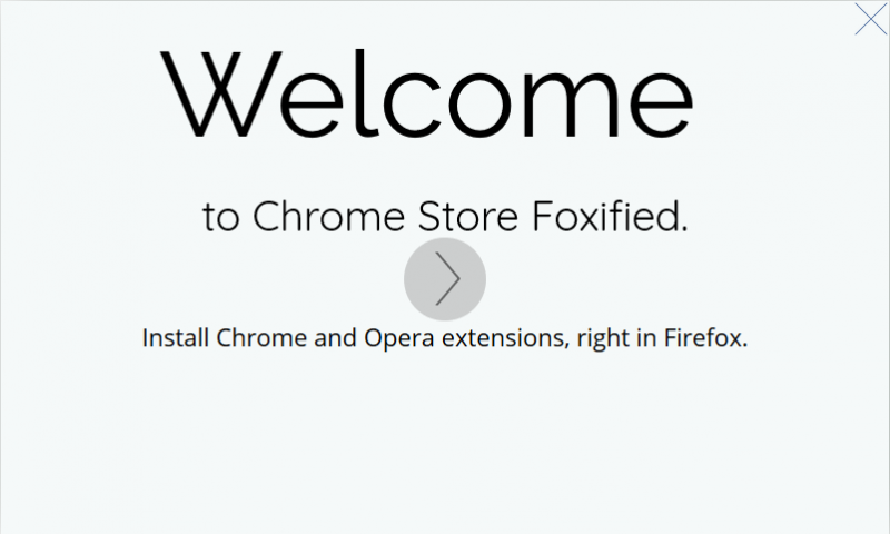 Extension Chrome sur Firefox
